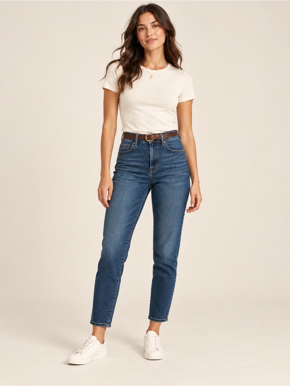 Everlane The High-Rise Skinny Ankle Jeans Blue Denim Size 12